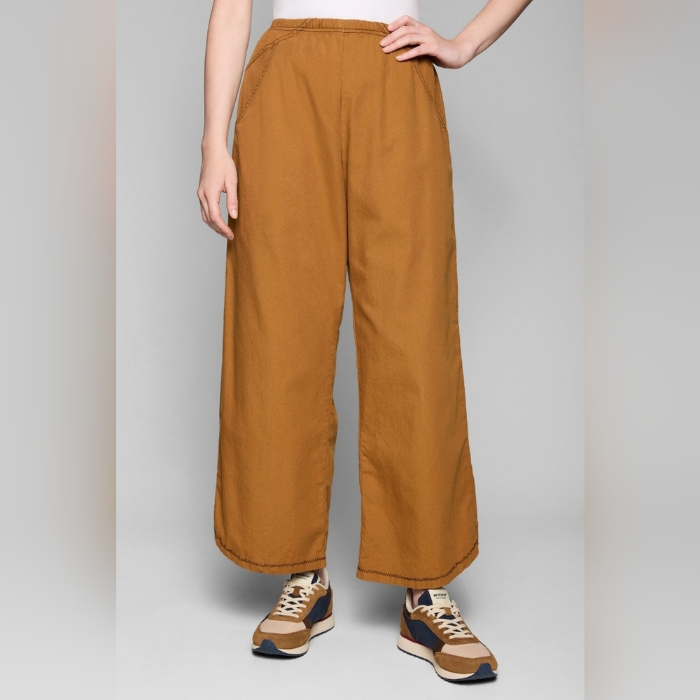 Wide Leg Brown Pants